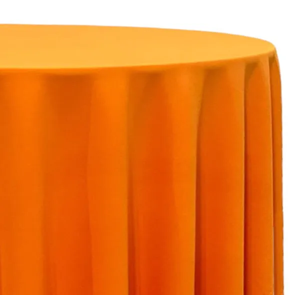 1pc - Scuba (Wrinkle-Free) Table Linen 85"x85" Square - Orange 1406