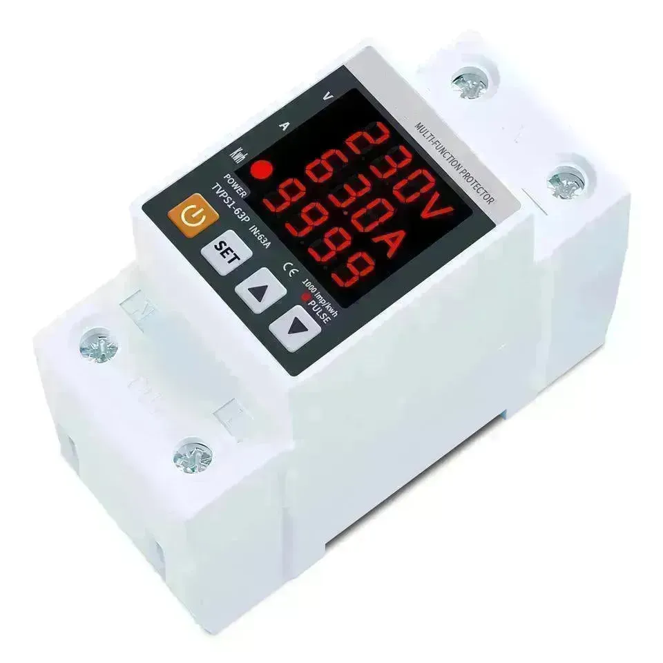 63A Rail Adjustable Voltage Regulator Power Surge Protector