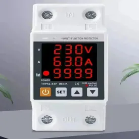 63A Rail Adjustable Voltage Regulator Power Surge Protector