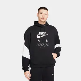 Air Graphic Pullover Mens Hoodie (Black/White)