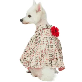 All-weather Costume Dog Poncho with Flower