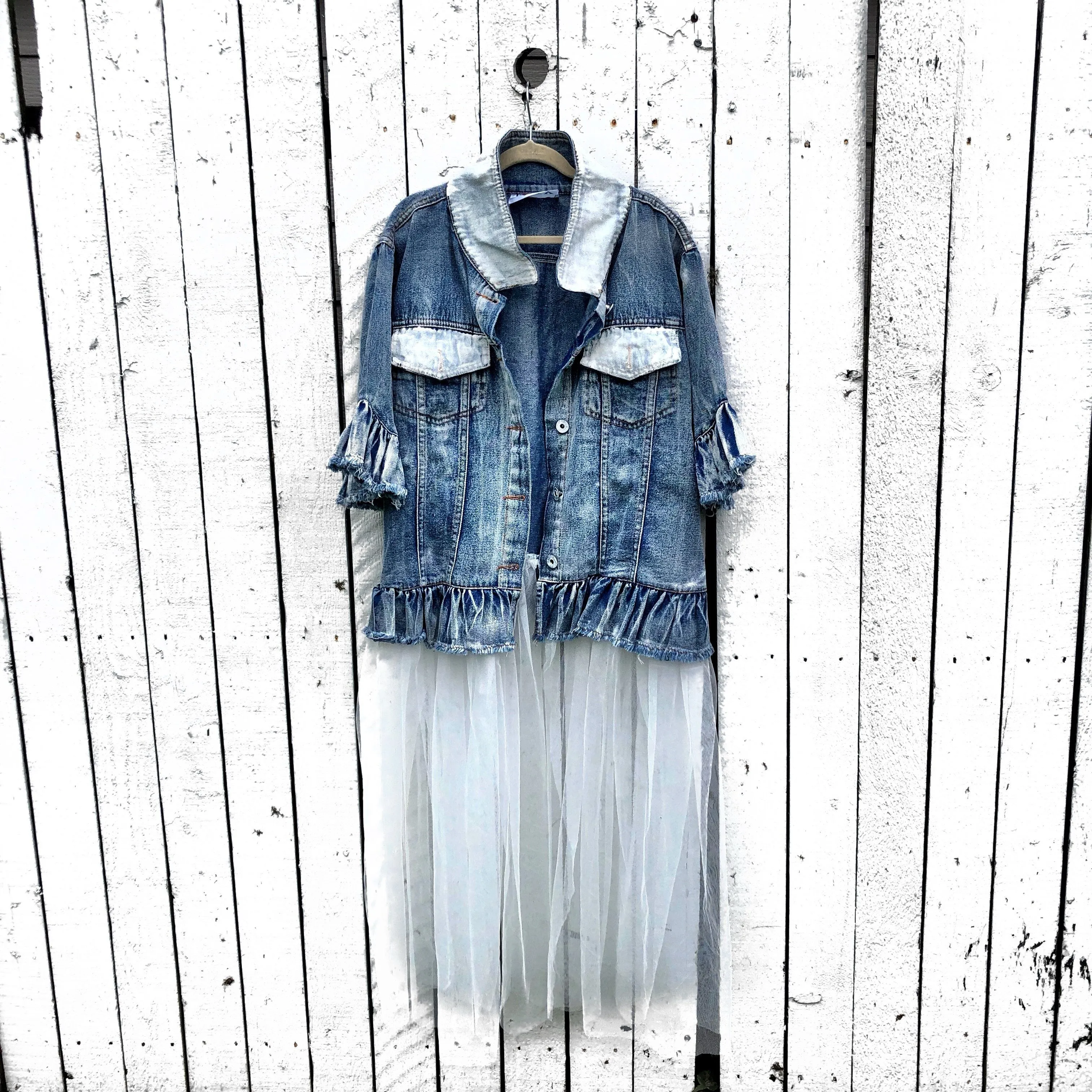 'ALOHA' DENIM JACKET