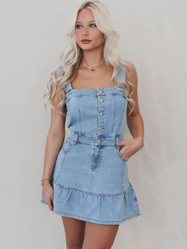 Amanda's Denim Mini Dress