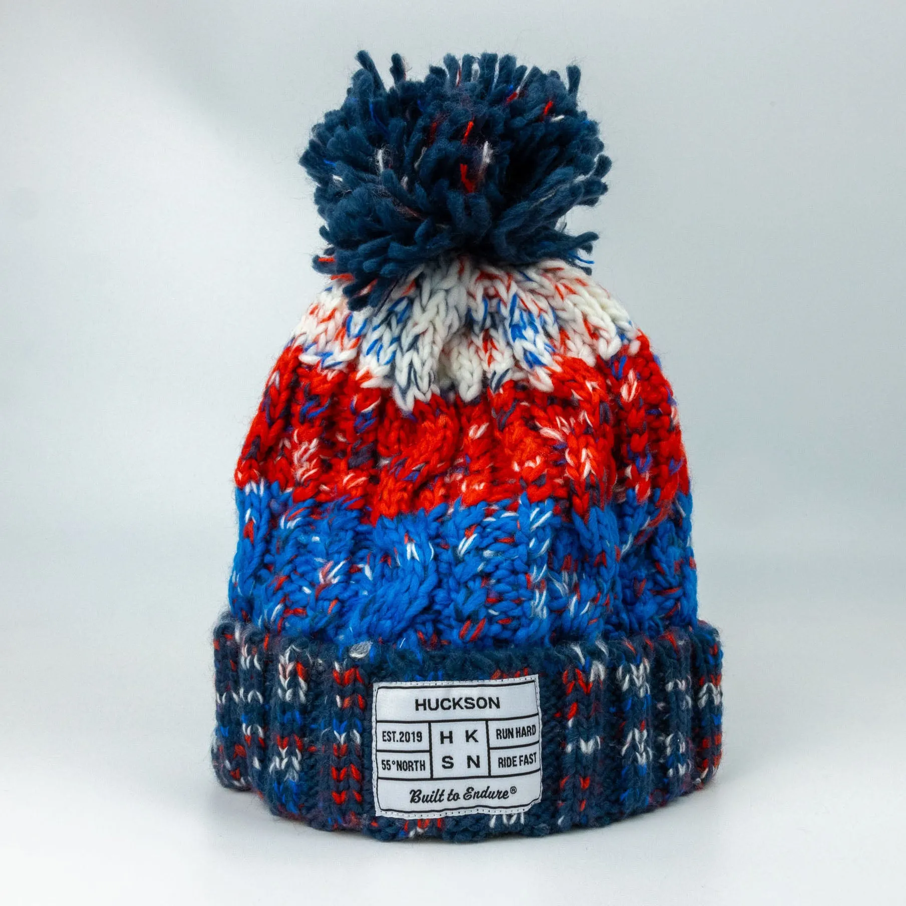 'Arctic Blue' Bobble Beanie