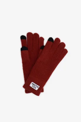 ARCTIC FOX & CO. - Recycled Bottle Gloves - Deep Terracotta - AW24