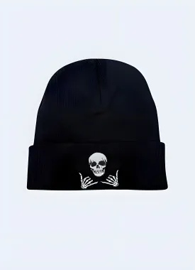 Black Beanie With Skull