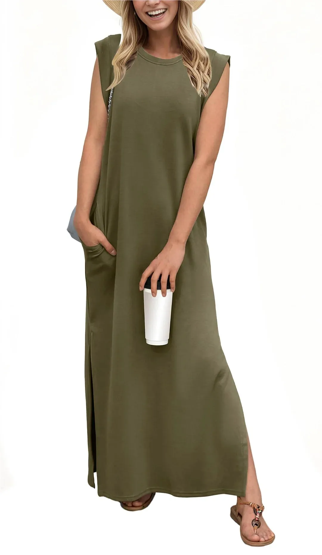 Britt - Comfortable wrinkle free maxi dress