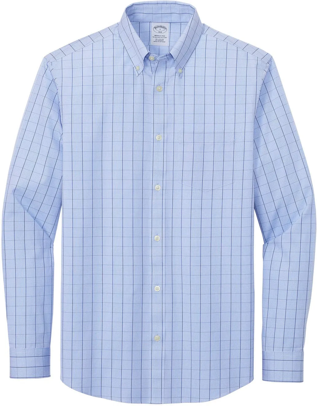 Brooks Brothers Wrinkle-Free Stretch Patterned Shirt