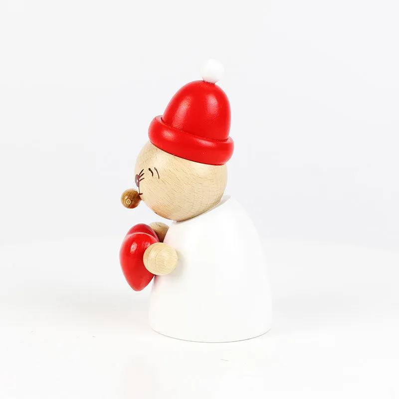 Clumsy Mini Valentine with wooden beanie and small bobble