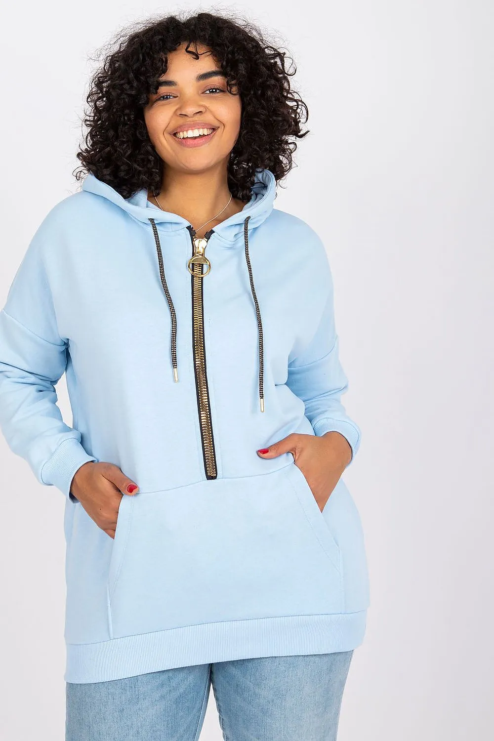 Cozy Chic Kangaroo Pocket Hoodie Sweatshirt