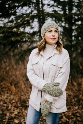 Crochet Kit - Frosty Air Beanie & Mittens