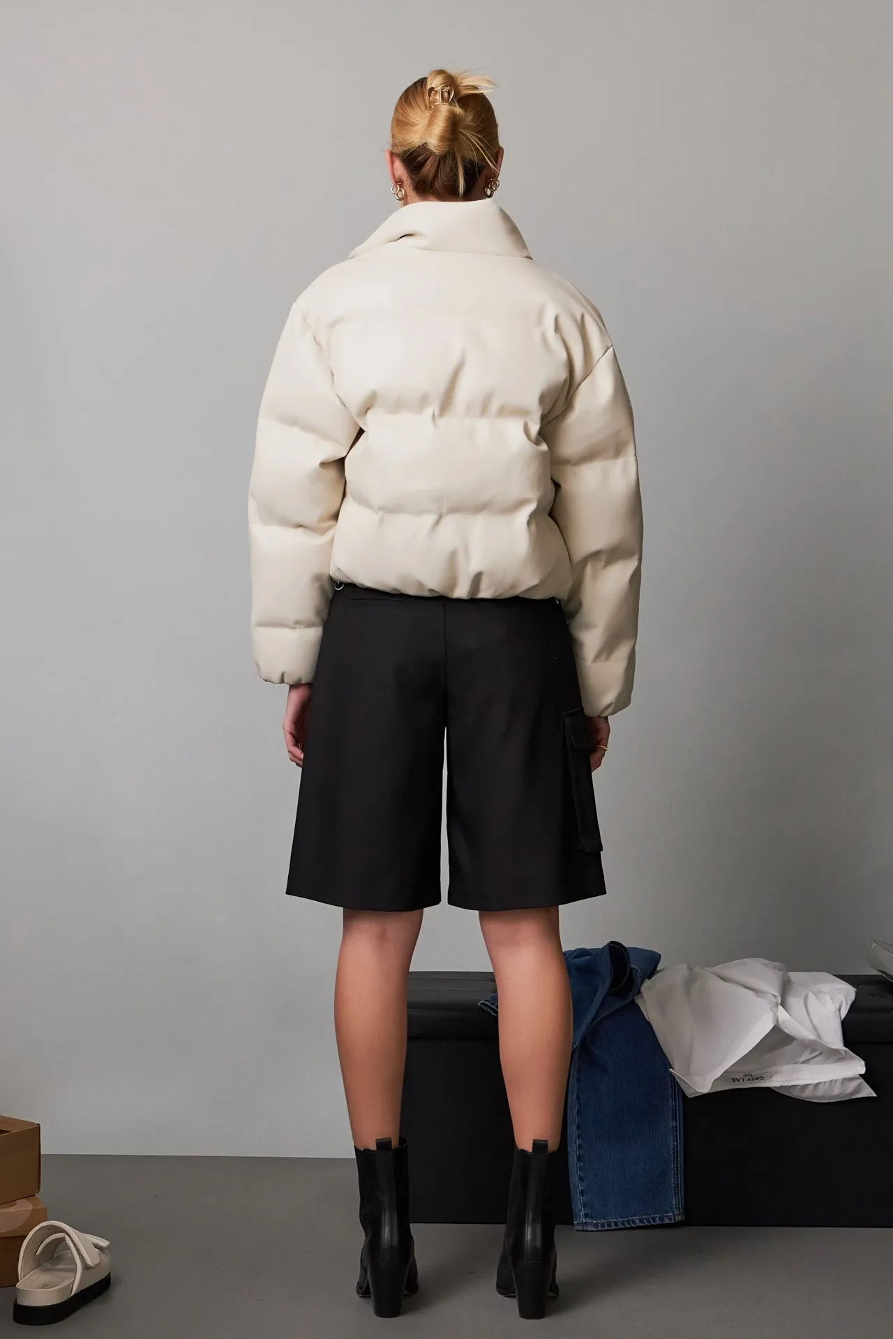 Cropped Puffer Jacket