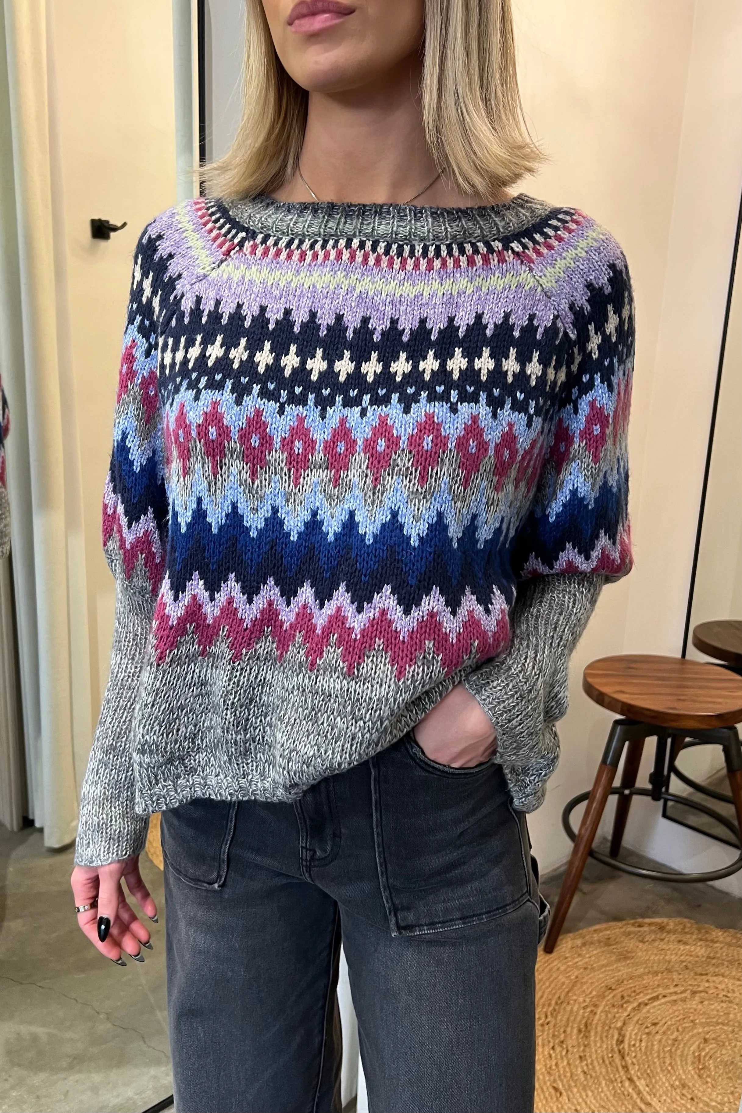 DARIA FAIR ISLE SWEATER