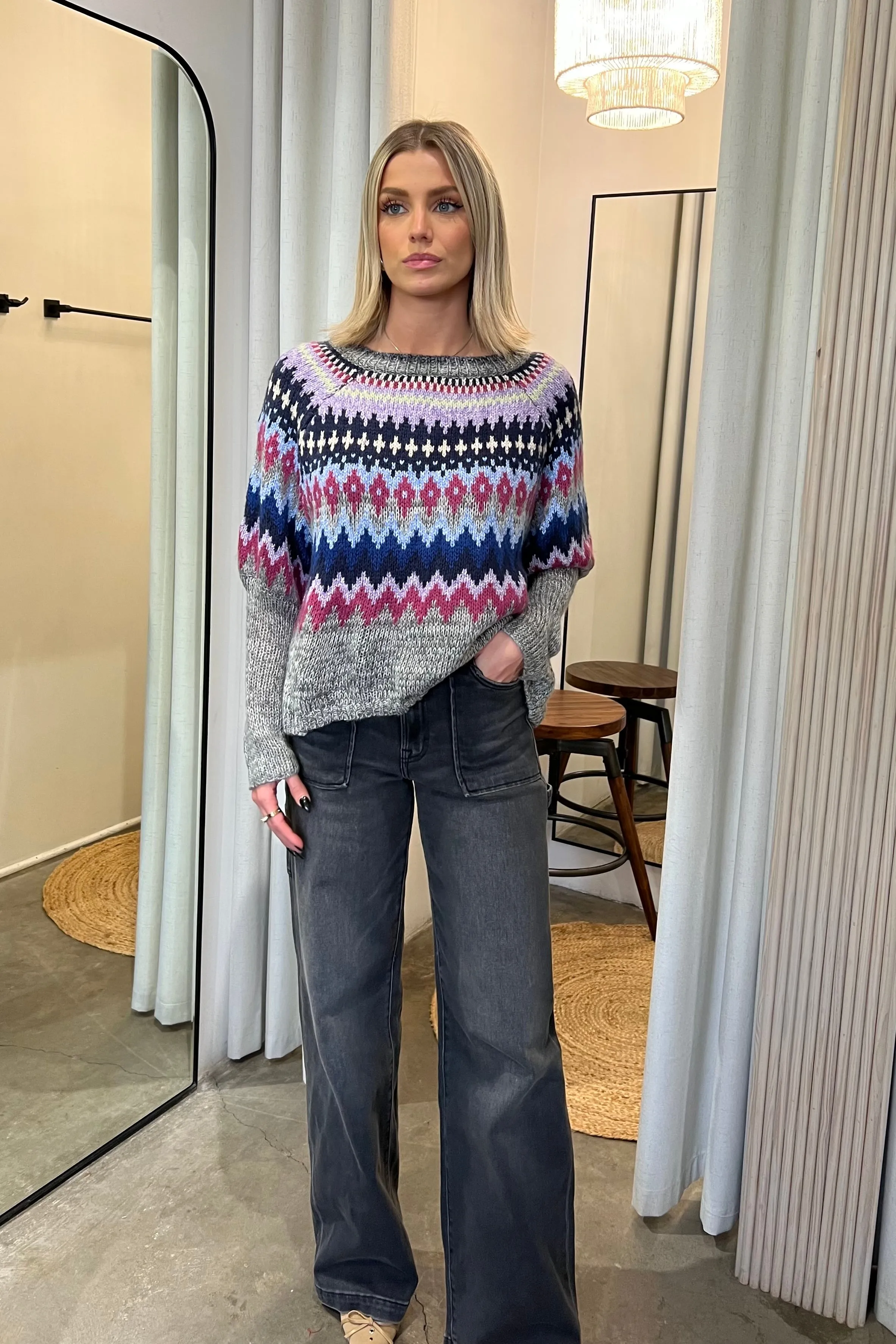 DARIA FAIR ISLE SWEATER