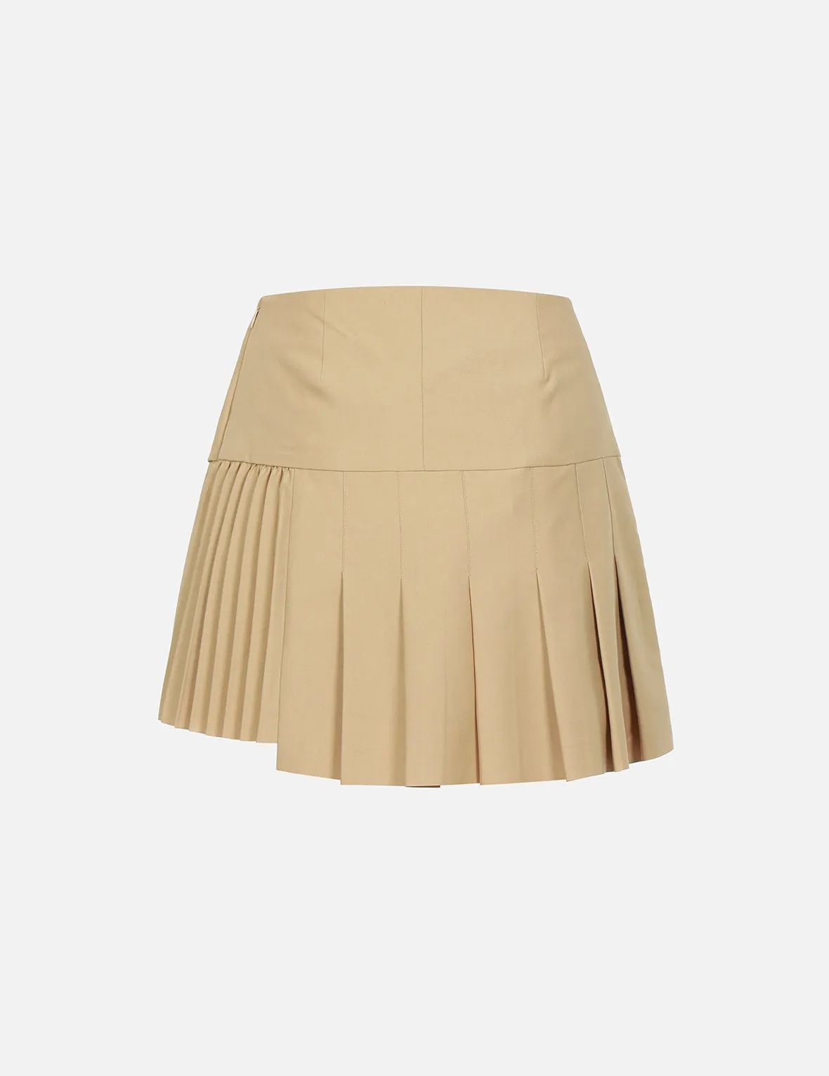 Double Layered Pleated Skirt