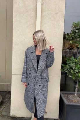 ELDRIDGE PLAID COAT