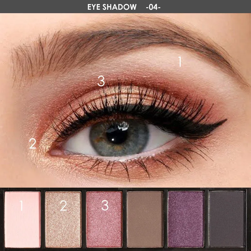 FLYTONN 3 Color Waterproof Eye Shadow Eyebrow Powder Make Up Palette Women Beauty Cosmetic Eye Brow Makeup Kit Set