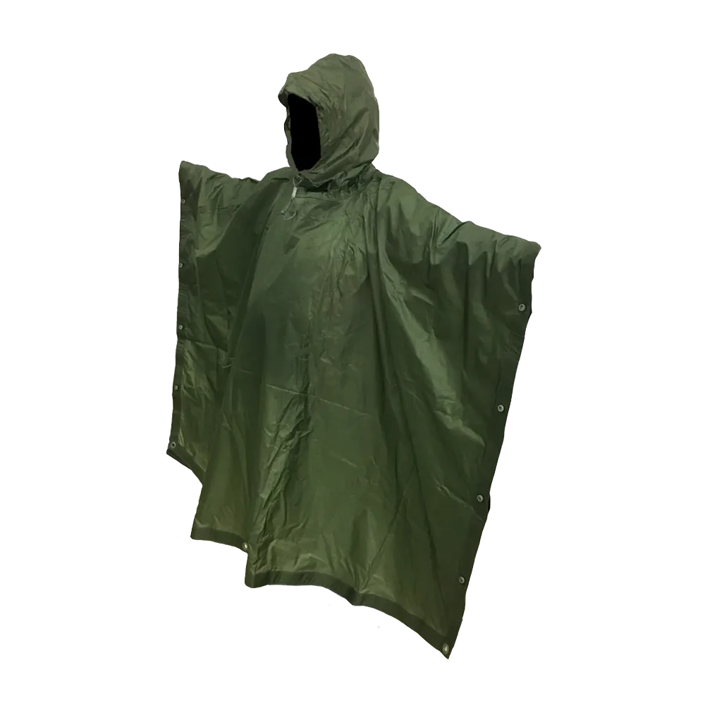 Foliage Green Poncho