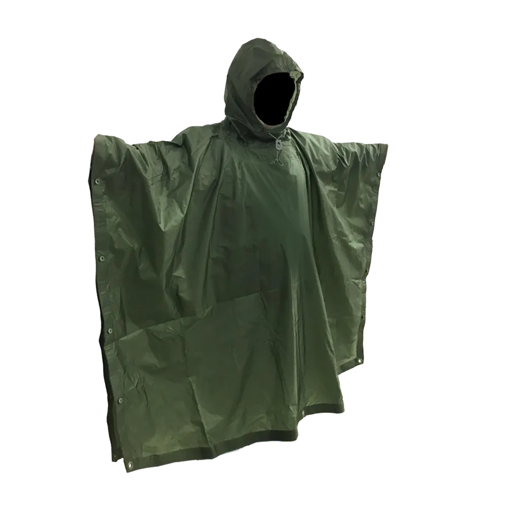 Foliage Green Poncho