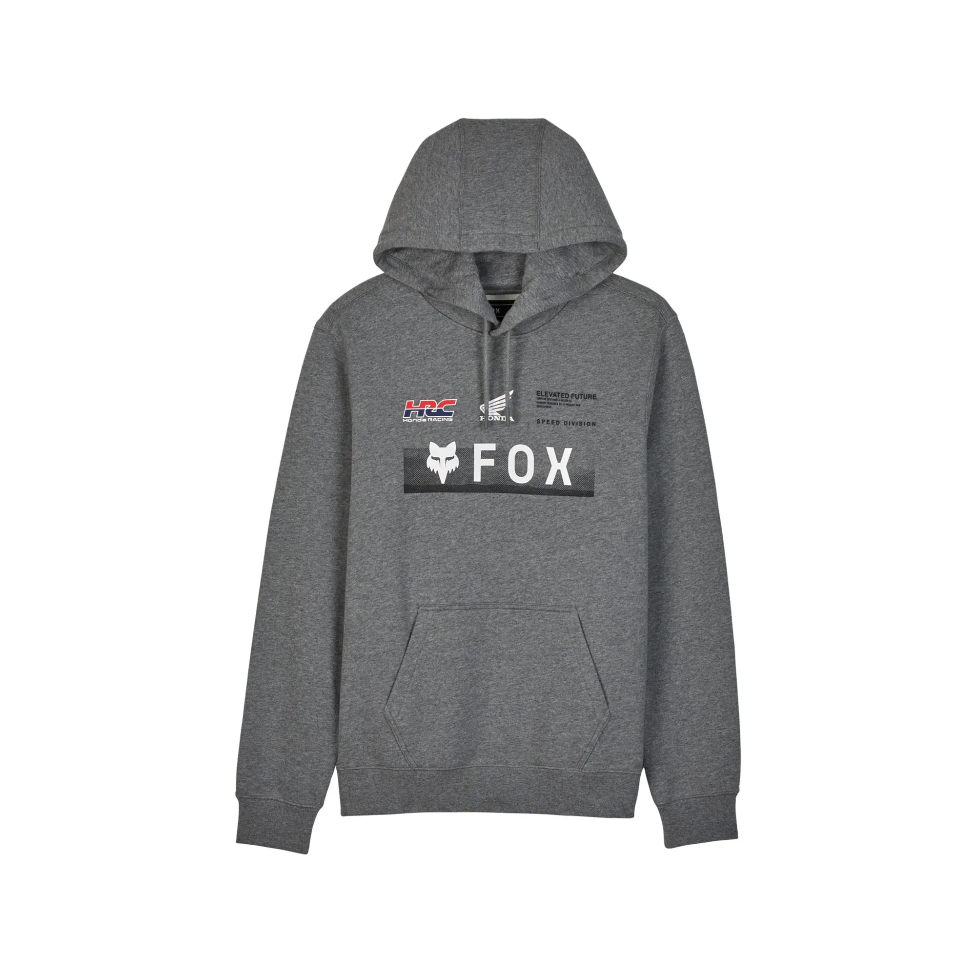 Fox Racing Fox x Honda Pullover Hoodie Heather Graphite Grey