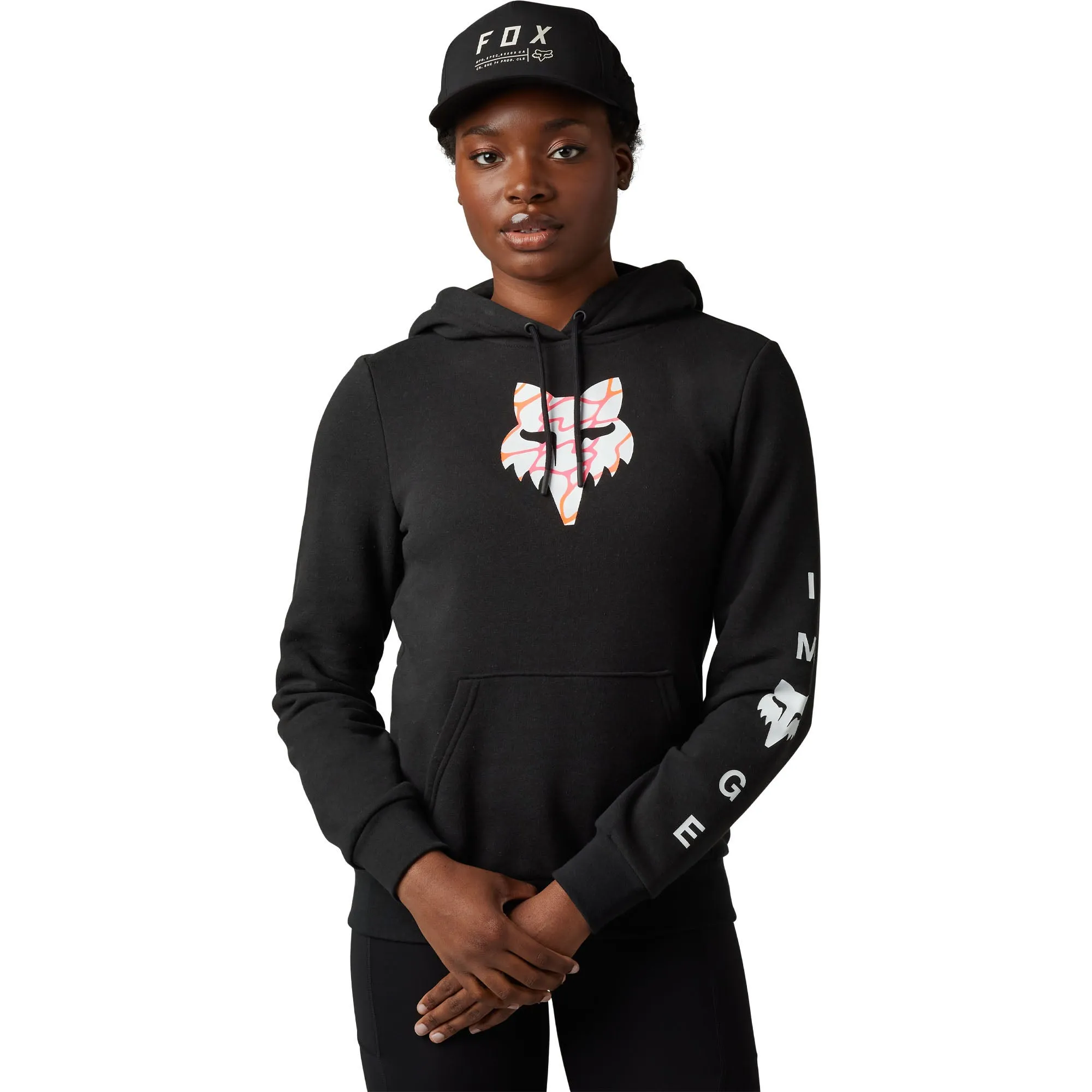 Fox Racing  Womens Ryvr Pullover Hoodie Premium Midweight Soft Comfort Black