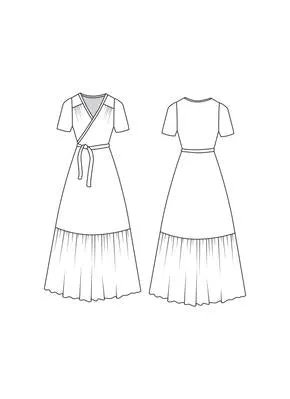 Garment Making Patterns: Westcliff Dress by Friday Pattern Co.- Printed Pattern