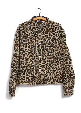 GAUZE 1st JKT | Lightweight Shirt Jacket | Leopard