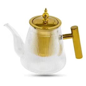 High-Quality Borosilicate Glass Tea Pot