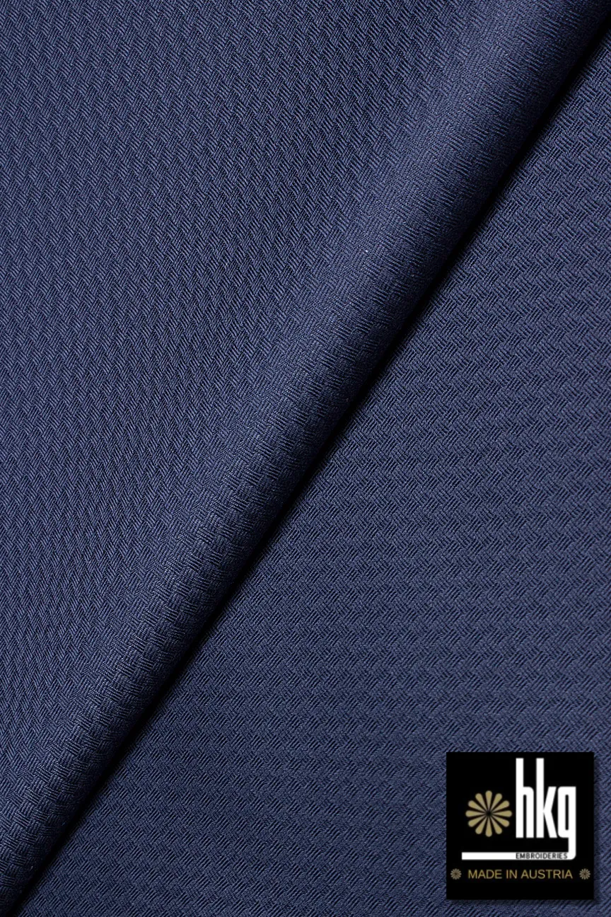 HKG116-NVB – HKG Swiss Voile – Navy Blue (5 yards)