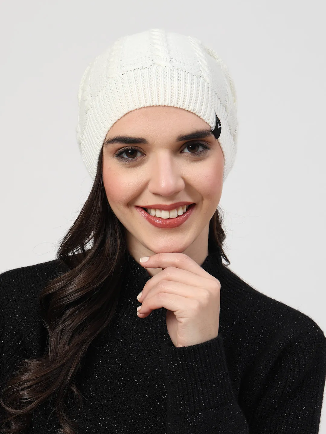 Invincible Unisex Winter Woolen Beanie Cap for Men & Women