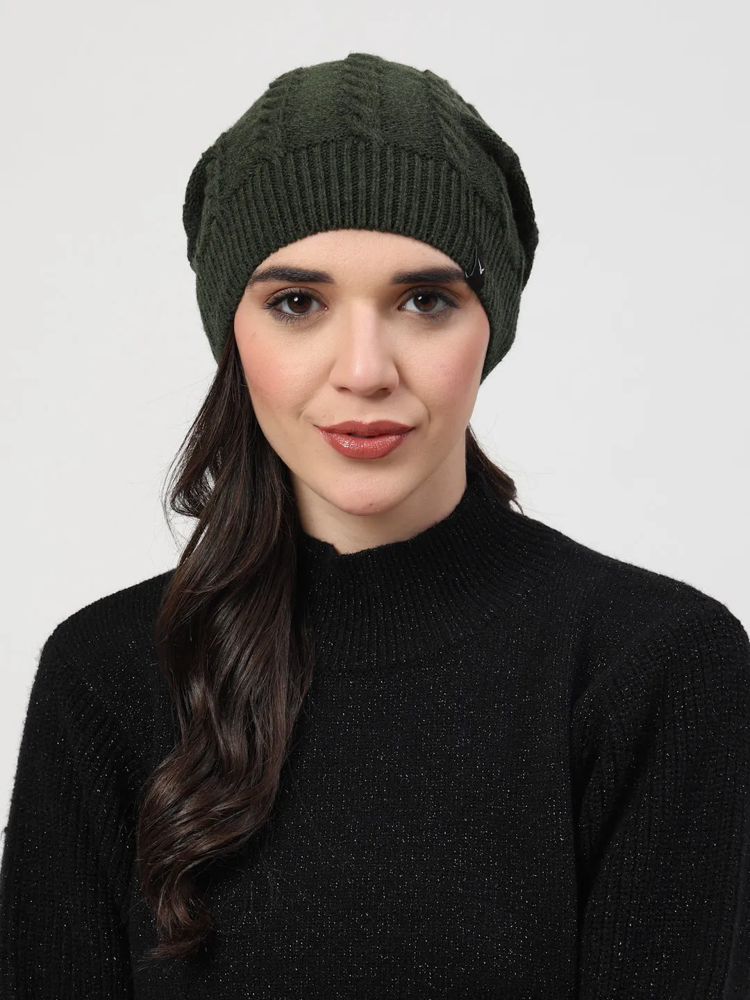 Invincible Unisex Winter Woolen Beanie Cap for Men & Women