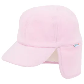 Kids Frosty Fleece Winter Flap Hat - Frosted Pink