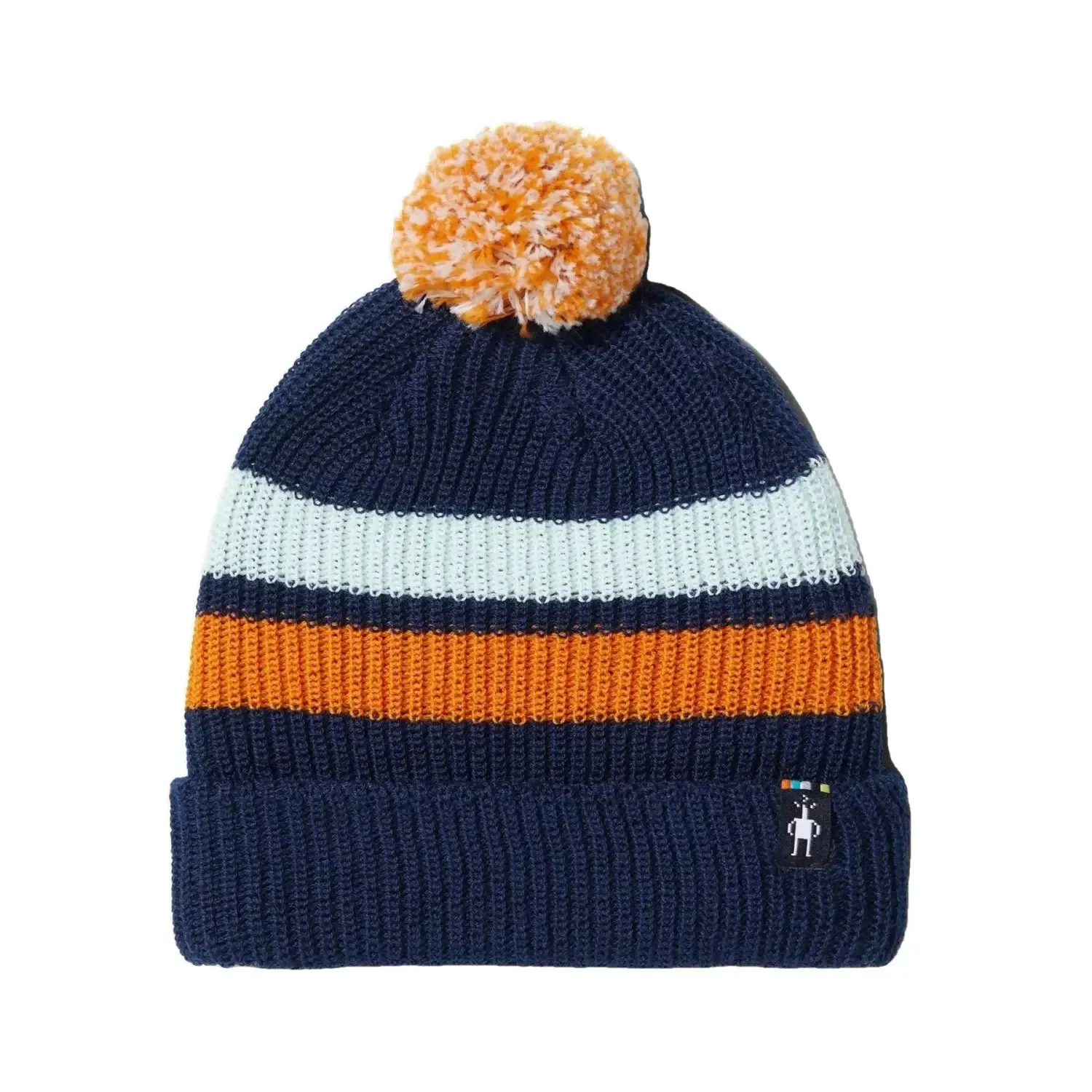 K's Stripe Pom Beanie