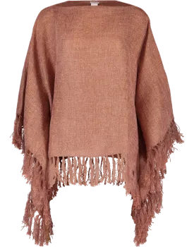 Lurex Pullover Poncho