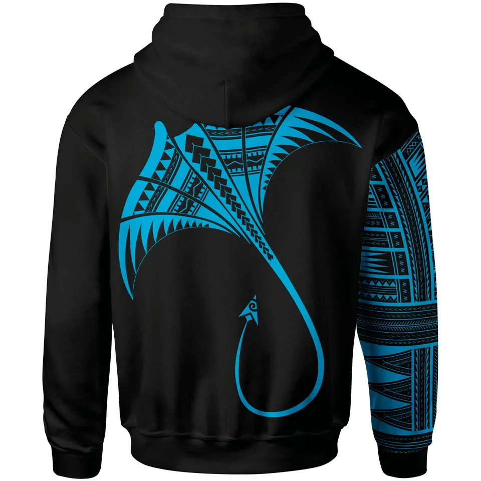 Manta Ray Pullover Hoodie