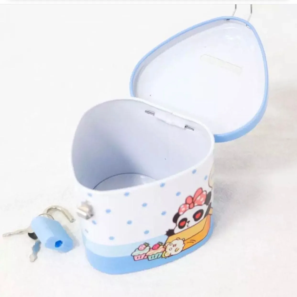 Mini Heart Shape Money Box, Kids Money Saving Piggy Bank, Money Saving Box With Lock