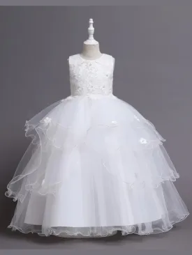 My Lovely Angel Layered Tulle Communion Dress