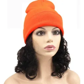 Orange Fluro Beanie