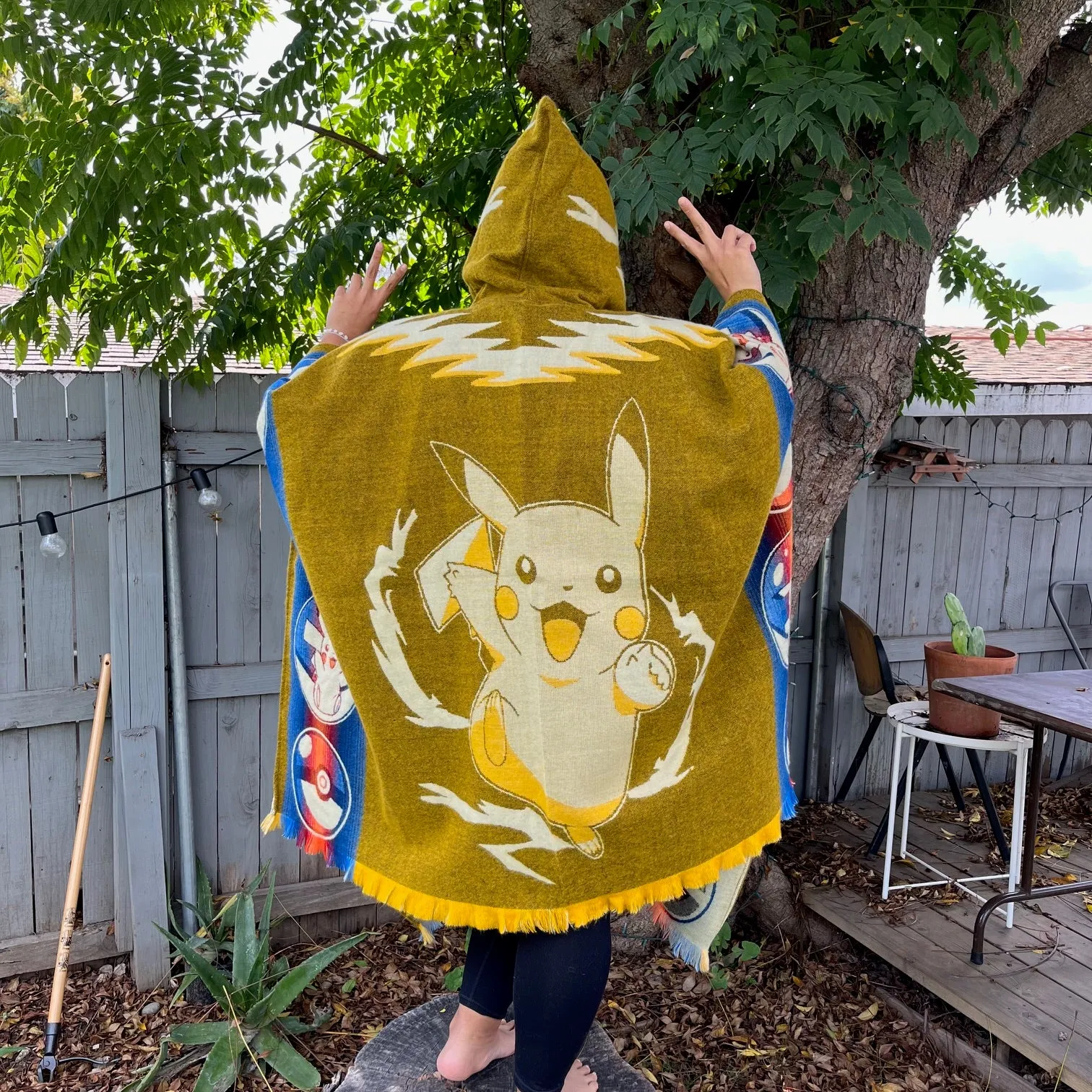 Pikachu Poncho - Adult Size