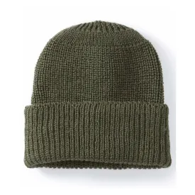 Porter Olive Ribbed Beanie