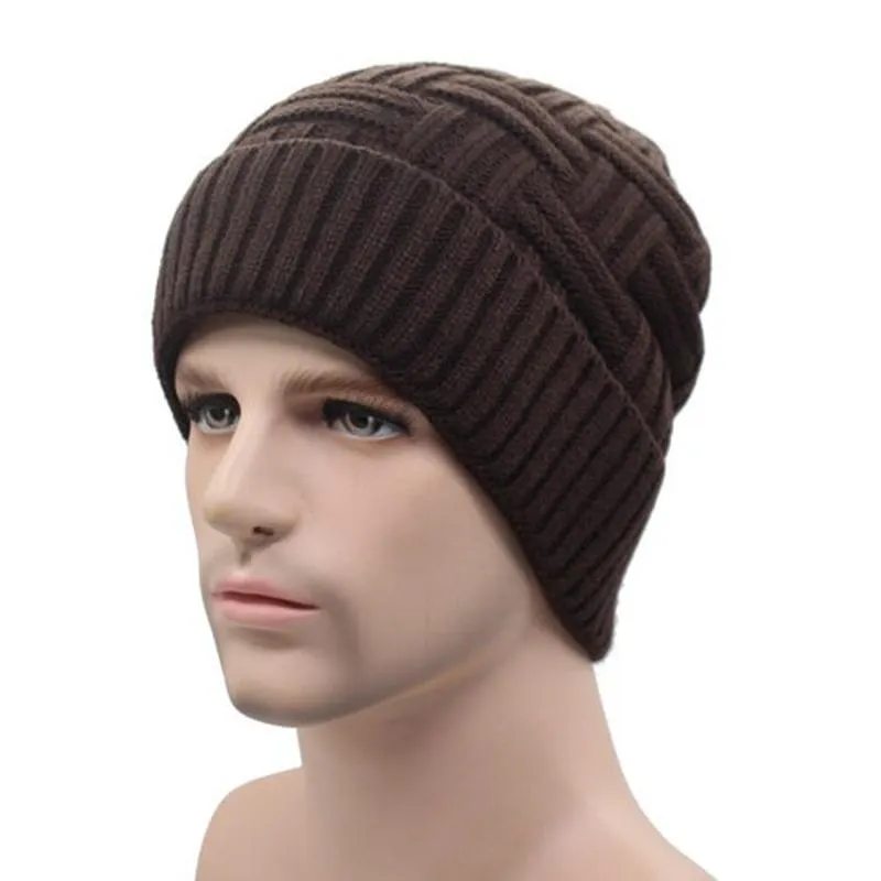 Rib Knit Hat Beanie