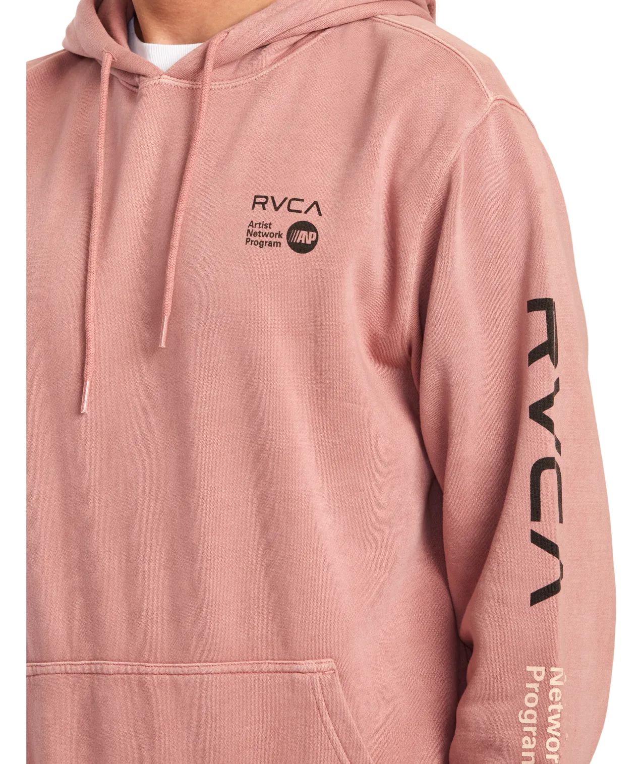 RVCA ANP Pigment Hooded Sweatshirt-Chai