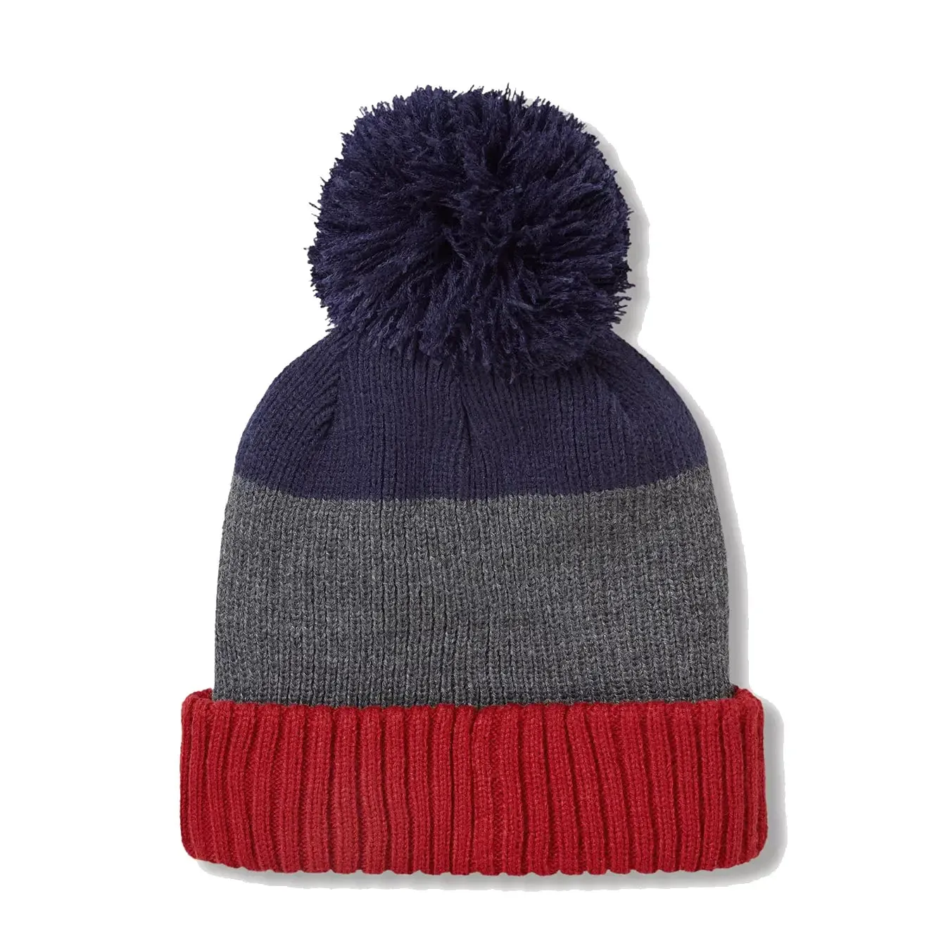 Sealskinz Flitcham WP CW Bobble Hat Orange / Grey / Blue