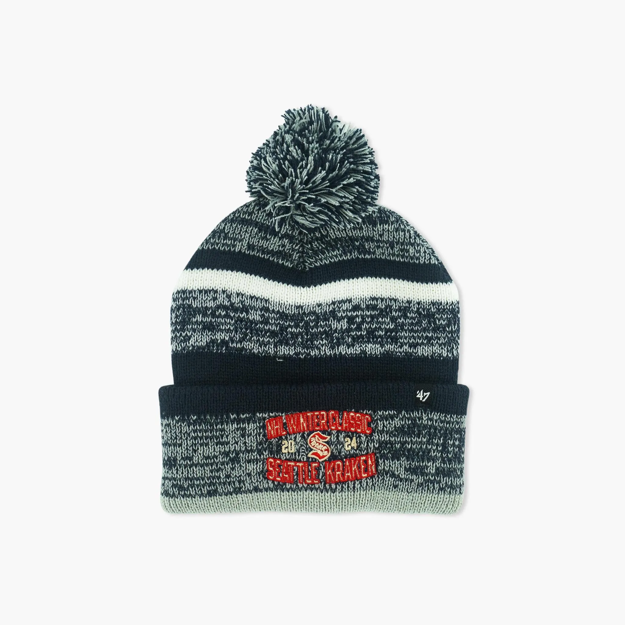 Seattle Kraken Northward Winter Classic Cuff Pom Beanie