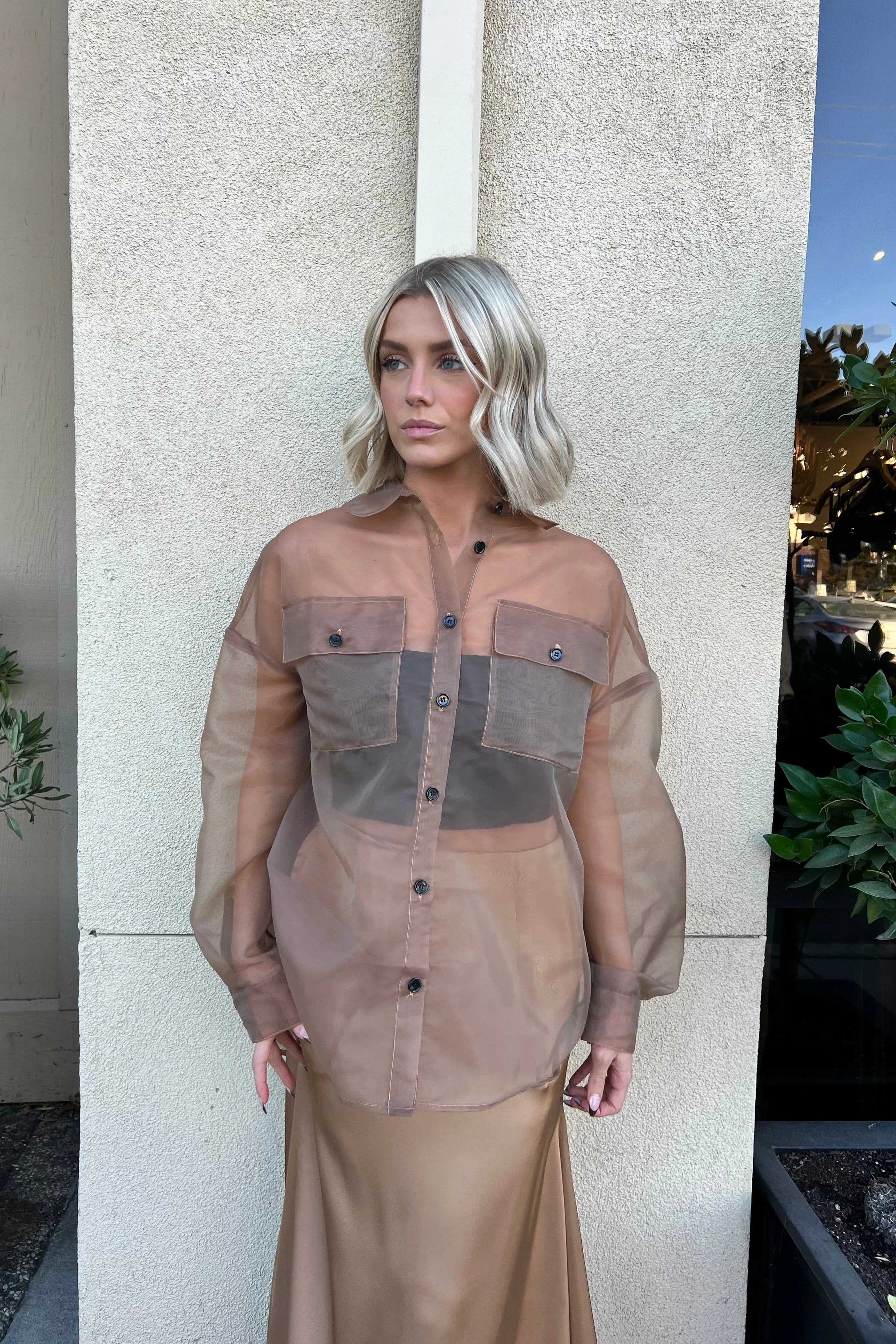 SUGARGLOW SHEER SHIRT