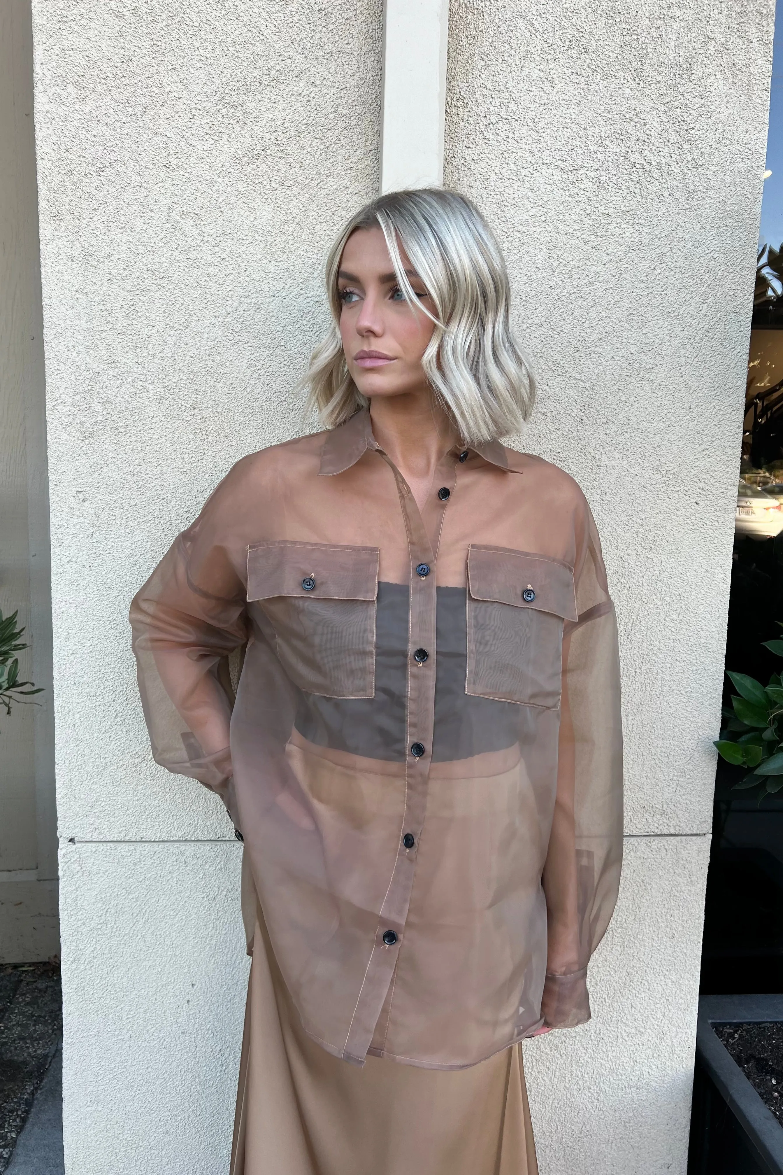 SUGARGLOW SHEER SHIRT