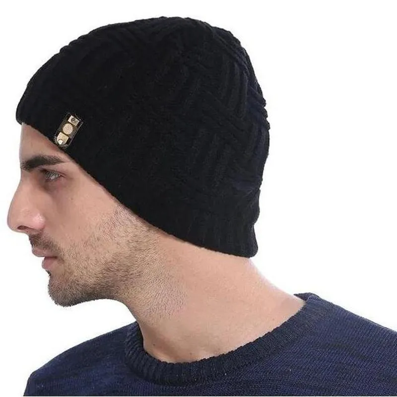 Textured Beanie for Men