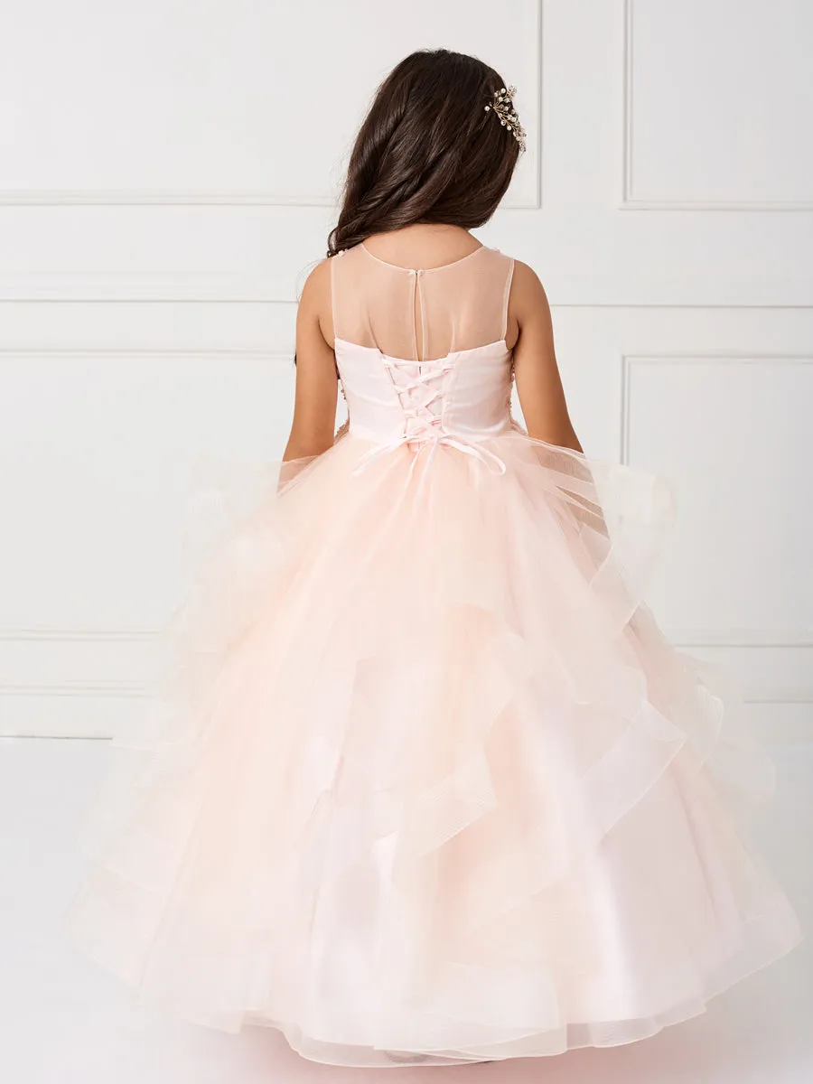 TK7018 Blush Princess Dress  (2-18 years)