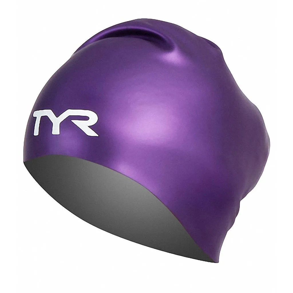 TYR Long Hair Wrinkle Free Silicone Cap