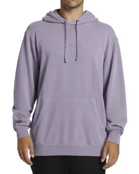 Wave Washed Hoodie in Purple Ash